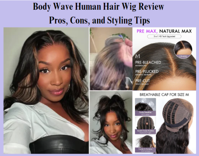 Body Wave Human Hair Wig Review: Pros, Cons, and Styling Tips